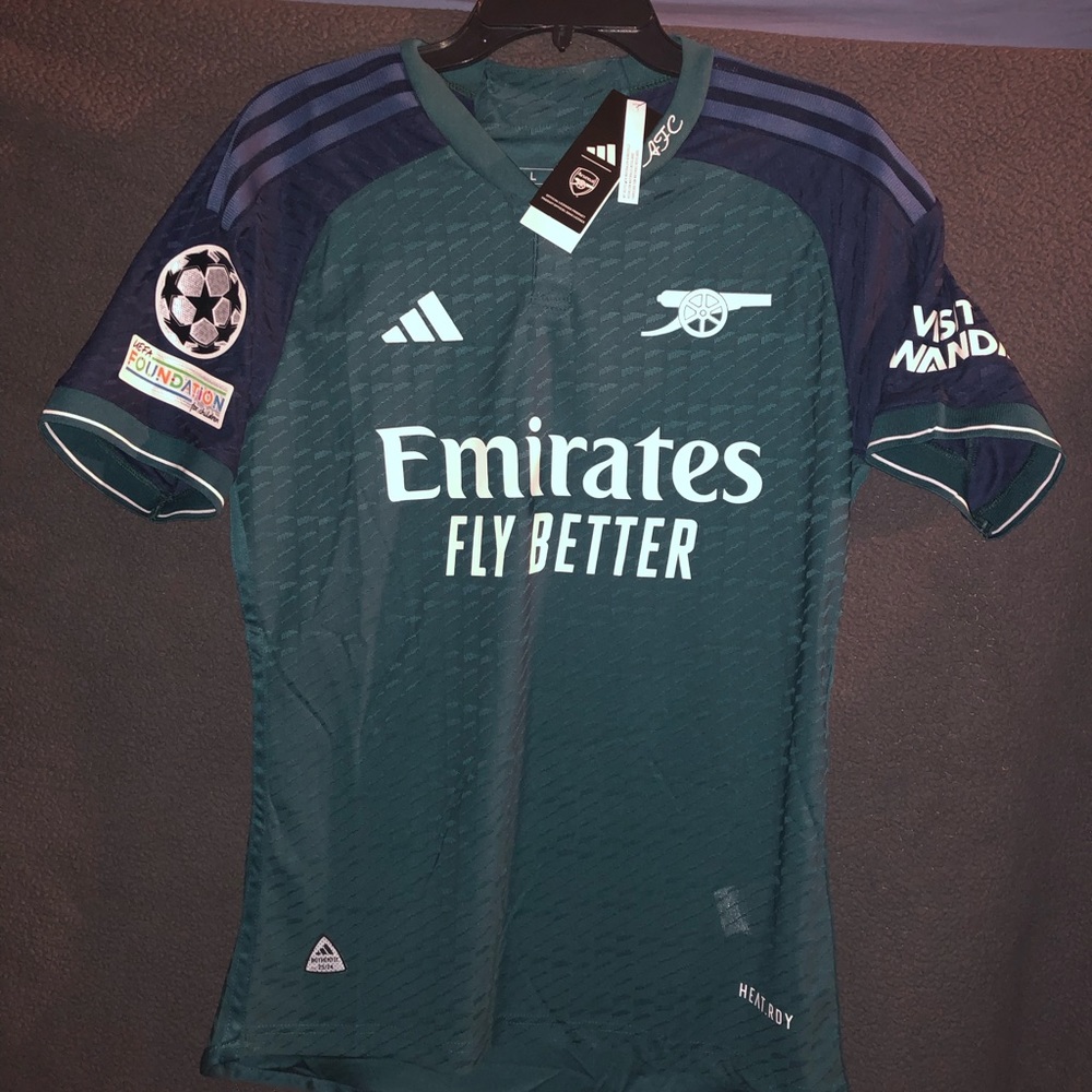 Men’s Arsenal FC Third Jersey 2023/24 #7 Saka